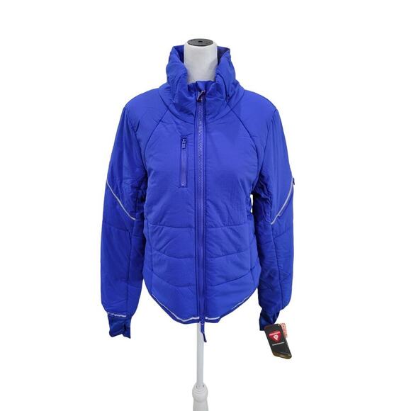 NEW‎ Free People Puffer Jacket Size Large Violet - Picture 6 of 15